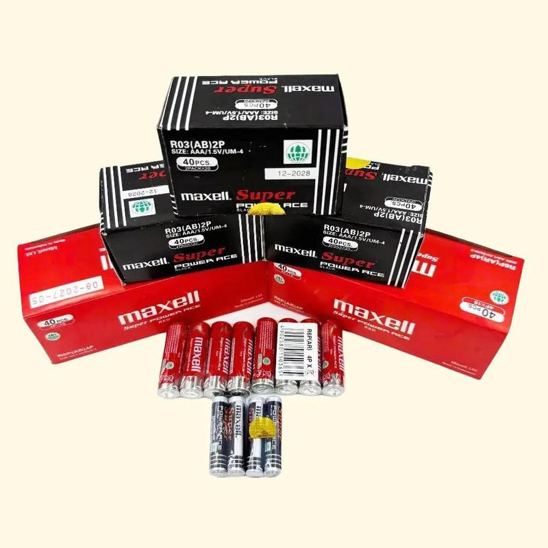 Pin tiểu AA 2A lớn và AAA 3A nhỏ Maxell Không Rò Rỉ An Toàn Dùng Trong Remote Micro Karaoke Đồ Chơi Trẻ Em Đồng Hồ Pin Tiện Lợi Tiết Kiệm