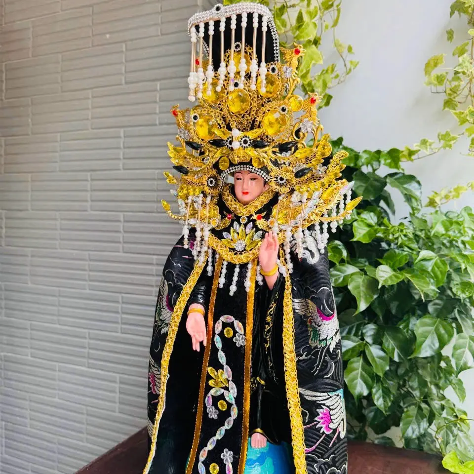 Tượng Mẹ Diêu Trì Địa Mẫu Kèm Áo Mão 50cm