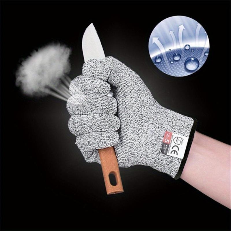 Product Introduction of 1pair Cut Resistant Gloves Food Grade Level 5 Protection, Safety Kitchen Cuts Gloves for Oyster Shucking, Fish Fillet Processing, Mandolin Slicing 4