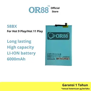 OR88 - Battery Baterai Batre [BL-58BX] Compatible With INFINIX HOT 9 PLAY / HOT 11 PLAY