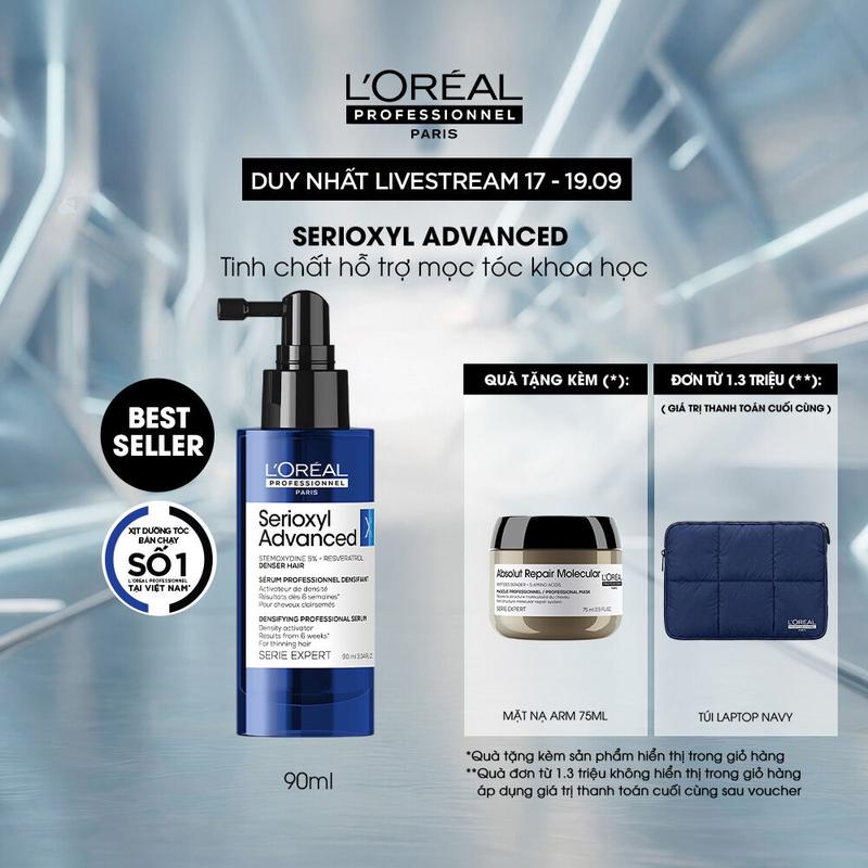 Tinh chất hỗ trợ mọc tóc L'Oréal Professionnel Serioxyl Advanced