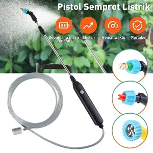 Stik Sprayer Elektrik Penyiram Tanaman Adjustable Nozzle Spray/Sprayer Semprot Elektrik Alat Tanaman Hama Pressure Sprayer Alat penyemprot bertekanan tinggi - 4M