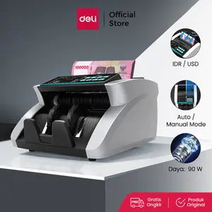 Deli Mesin Penghitung Uang / Money Counter 130 notes CT990