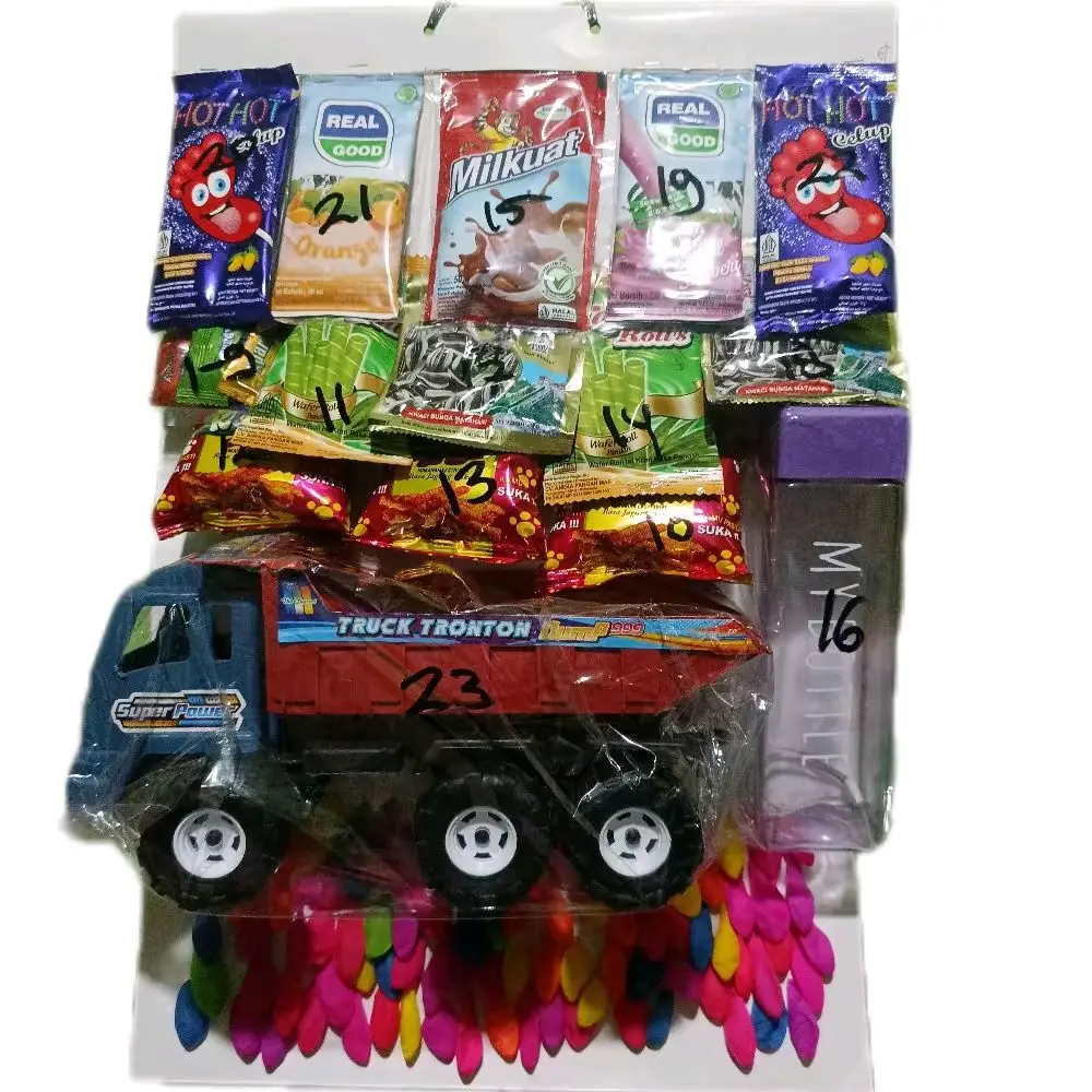 Cabutan balon berhadiah isi 100pcs.TRUK SUSU Milk