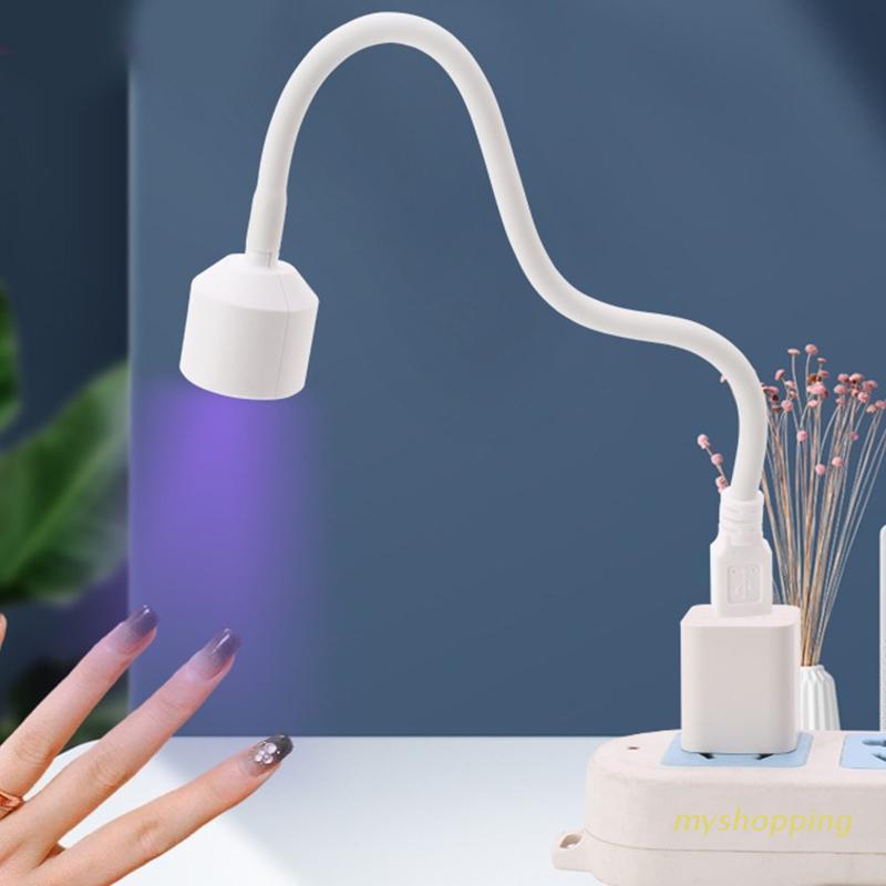 Đèn LED UV Máy Sấy Móng Tay, Công Cụ Làm Móng, Máy Sấy Gel Cầm Tay Mini 6W, Xoay 360 °, Thích Hợp Cho Salon Manicuris, Đèn LED USB