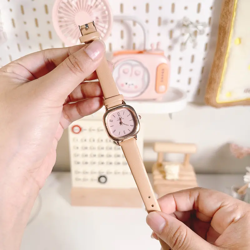 MYB | Helga | Jam Tangan Kulit Sintetis Free Box | Stainless 4