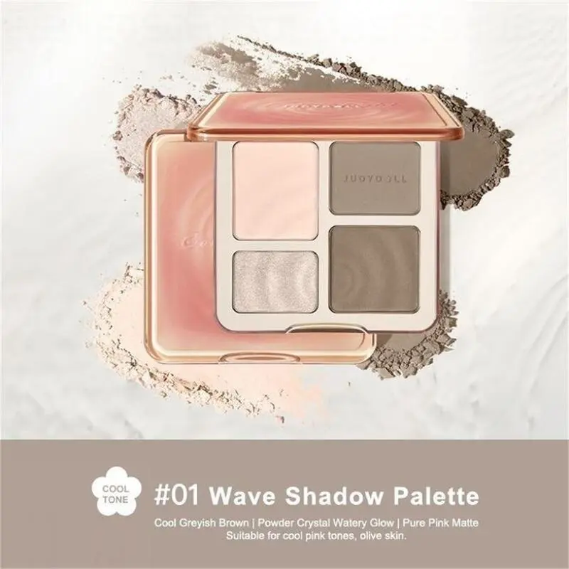 JUDYDOLL Bảng phấn bắt sáng và tạo khối Tự nhiên Lâu trôi Chống nước 9g