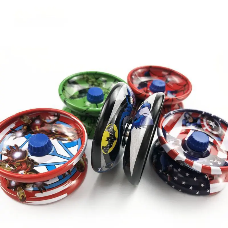 Mainan YOYO BESI KARAKTER / YOYO METALIK CHROME 3 BEARING MENGKILAP - Toys