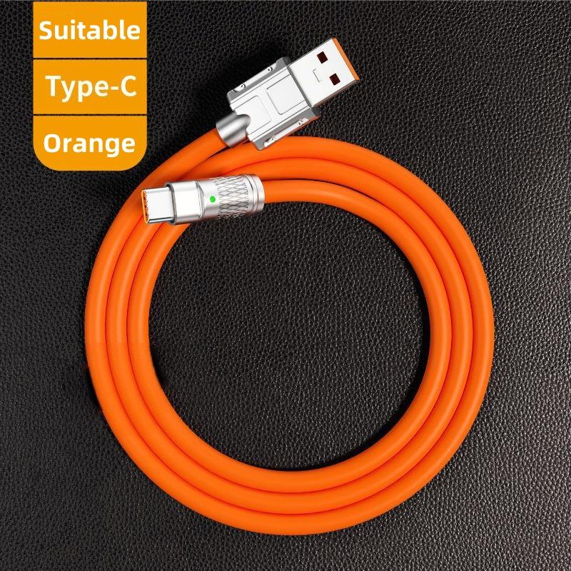 Product Introduction of Cáp dữ liệu Type-C, Tương thích với điện thoại iPhone / Android (Huawei, VIVO, Honor, Xiaomi, OPPO), Giao diện có thể xoay, Sạc siêu nhanh 4