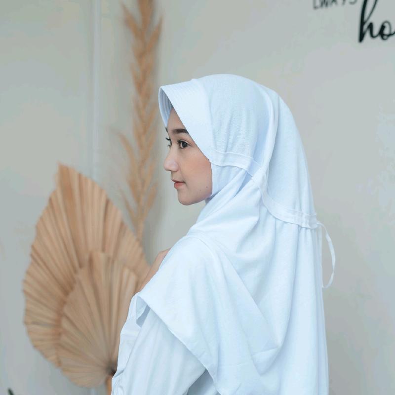 YUNIZAR jilbab instan PREMIUM (Dewasa & Remaja) model serut pinggir tertutup 1