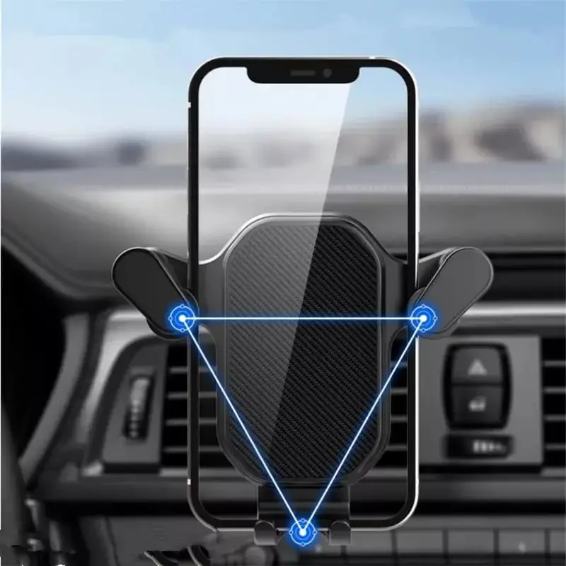 Acchp Car Phone Holder HD62 HD-62 pasang AC mobil Gravitasi Vetilasi Udara Kait Telepon Gunung 360 Derajat Rotasi Ponsel 6