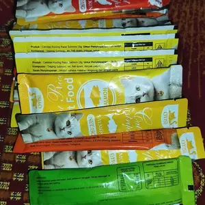 60PCS/30PCS Snack Kucing Cat Strip OYISI 15gr/Makanan SnackKucing Adult Kitten Cat Food Strips/Cat Treats