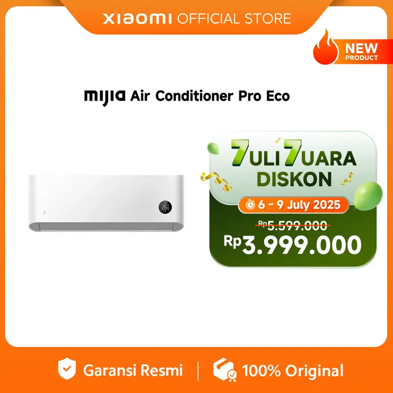 [No Installation] Xiaomi Mijia AC 1 PK Low Watt pendingin ruangan  Inverter Air Conditioner| Smart Control | Quick Cooling [Official Store]  Pro Eco 5-Star 0