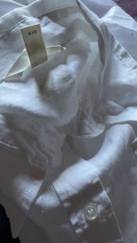 Product Review of HMM White Linen Long Sleeve Shirt from r**y 0