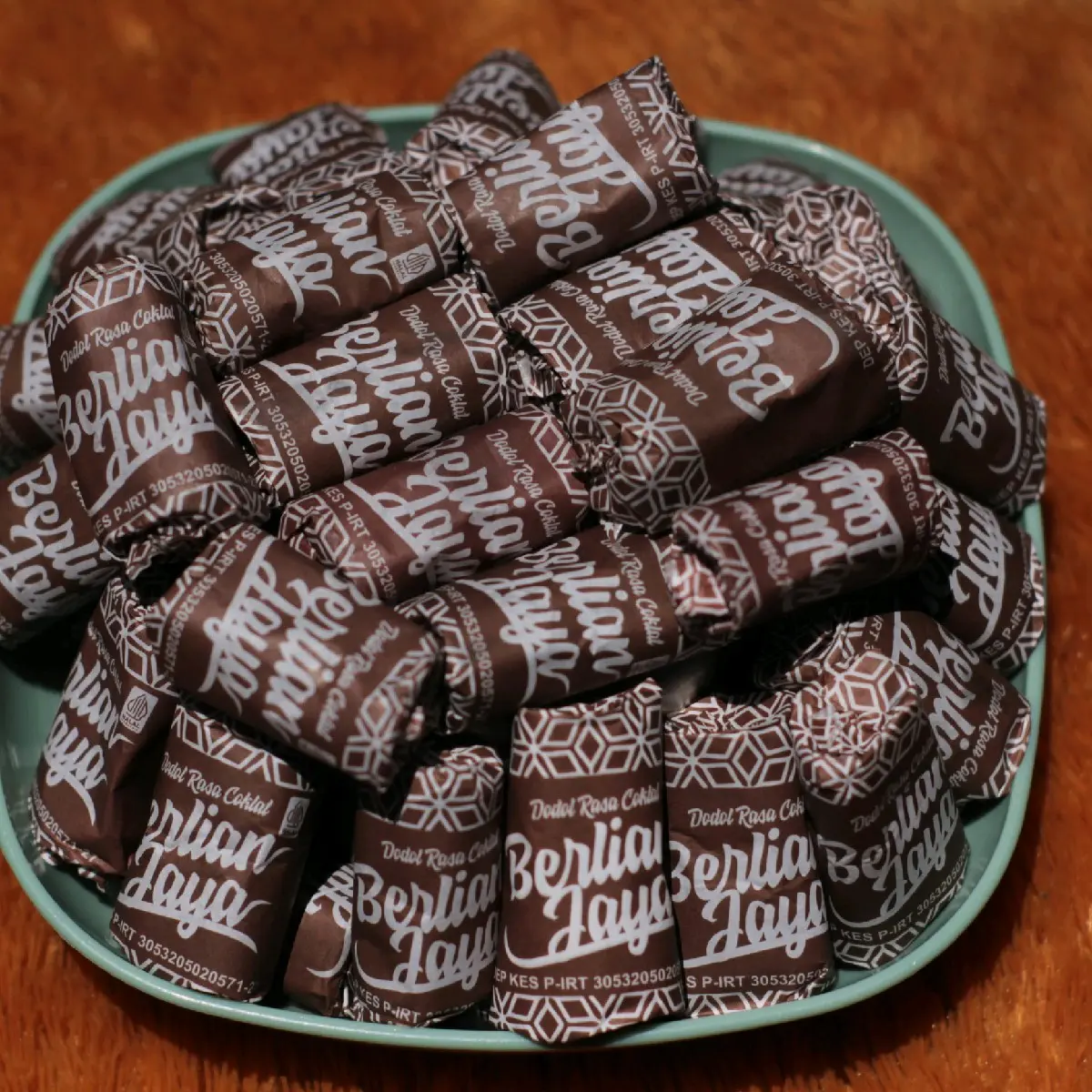 Dodol batik rasa Cokelat - Permen Khas Indonesia - Snack Makanan Coklat