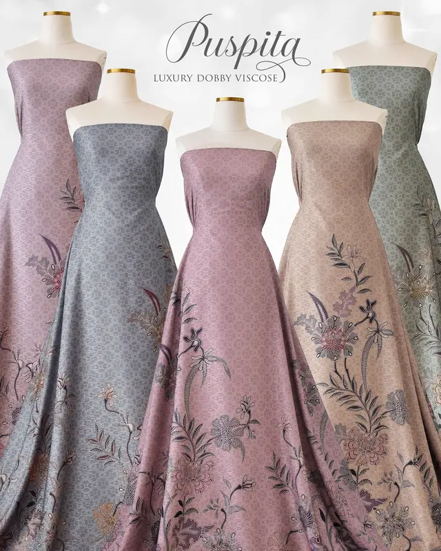 Babana Kain Louisa Luxury Dobby Viscose Gradasi 4