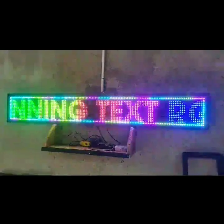 running text rgb seting di hp 5