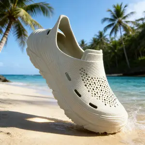 [TERLARIS]Sendal viral kekinian sepatu jalan walking ringan selop  Pria Pantai Sandal Shoes