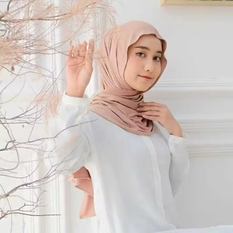 PASMINA KAOS JERSEY MELEYOT | HIJAB PASHMINA JERSEY | PASHMINA SHAWL 1