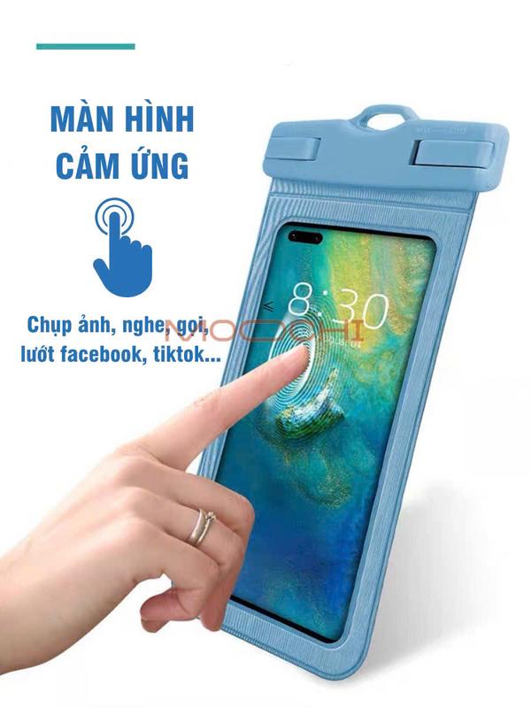 Túi đựng điện thoại chống nước cao cấp tiêu chuẩn IPX8 phù hợp với điện thoại tới 7,2inch tiện lợi khi đi chơi, du lịch 3