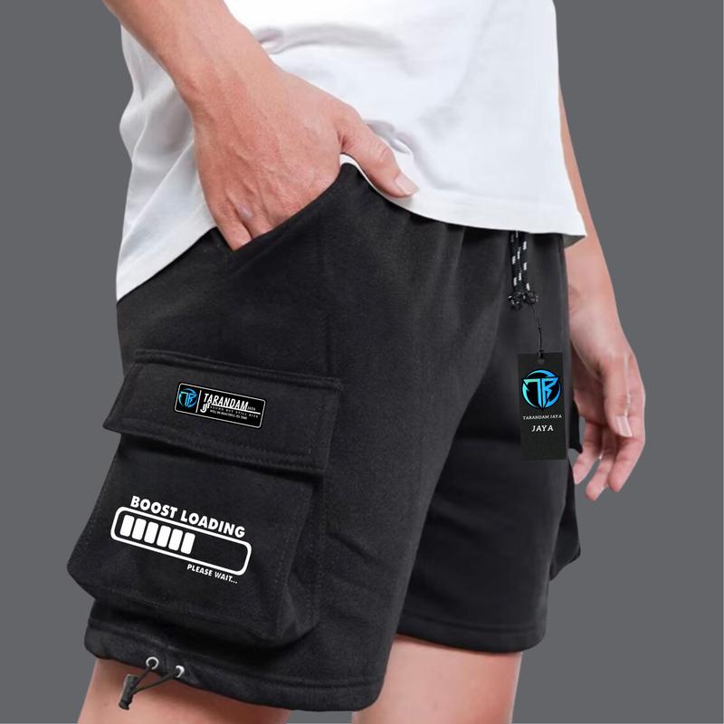 New 2025 Celana Pendek Cargo Pria Keren Motif Grafiti Terbaru Short Pants Kargo Hitam Banyak Motif Size M-L-XL-XXL 3