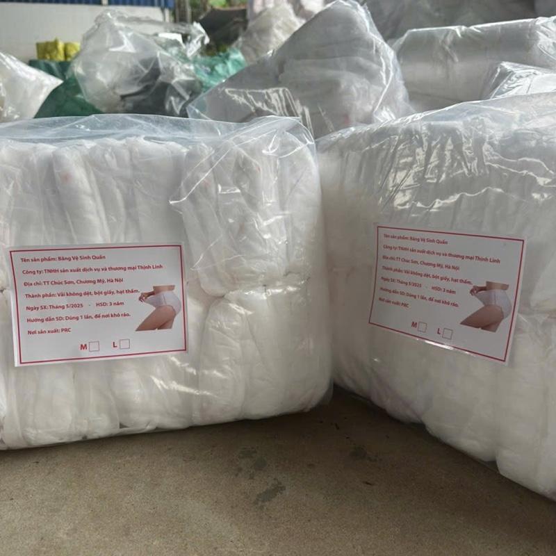 (Tặng 5m) Bịch 50 Bvs Dạng Quần Chị Em Đến Tháng , Bé Dậy Thì, Mẹ Đi Sinh