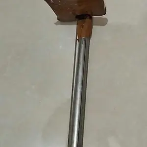 cangkul / garuk gagang kayu dan gagang pipa besi