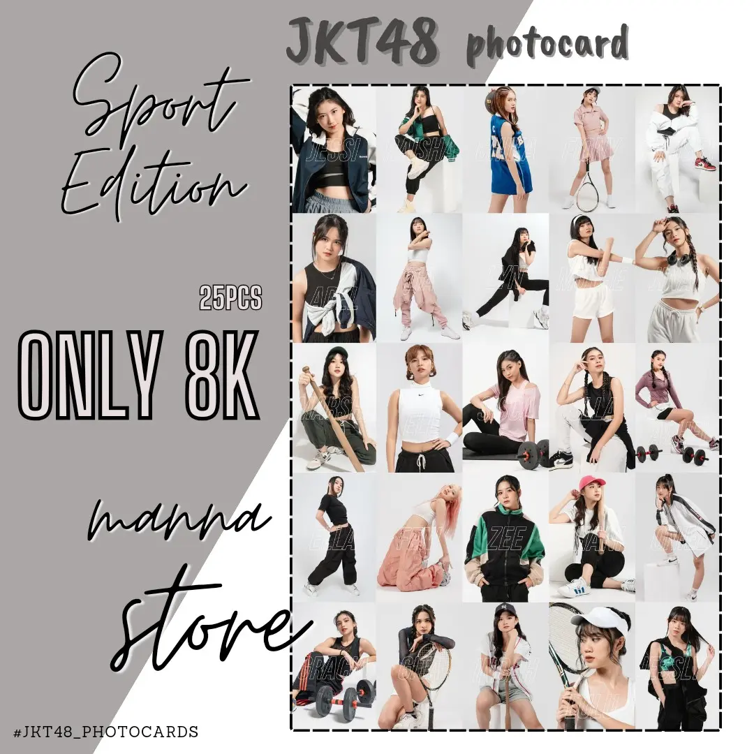 PHOTOCARS JKT48 SPORT EDITION ISI 25PCS