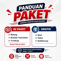 Gambar Tiang Batang Gorden Polos Minimalis Aesthetic Model Batik Ukuran 1 2 3 4 Meter Full Set - White Batik-Polos, 50cm SingleSet 1Mm dari Dewa Gorden Kab. Bandung 3 Tokopedia
