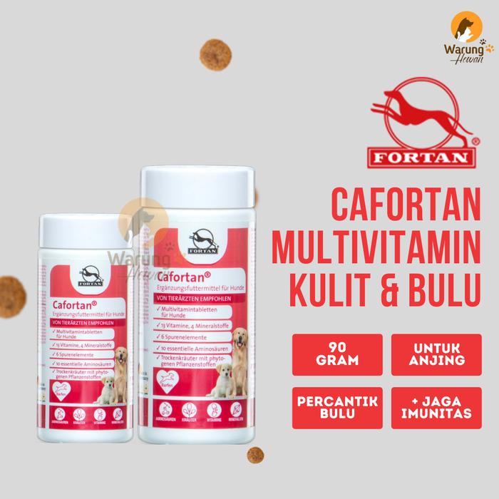 Jual Cafortan Suplemen dan Multivitamin untuk Anjing 90 Gram - Jakarta ...