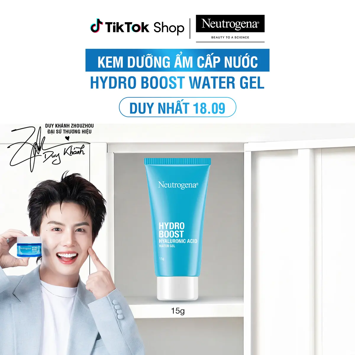 Kem Dưỡng Ẩm Neutrogena Cung Cấp Nước Cho Da Hydro Boost Water Gel 15g