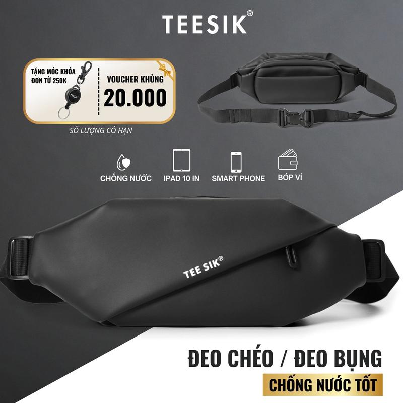 Túi đeo chéo nam TEE SIK túi chéo nam túi bao tử chống nước Oxford đeo hông đeo vai nhiều ngăn đa năng Bag TS25