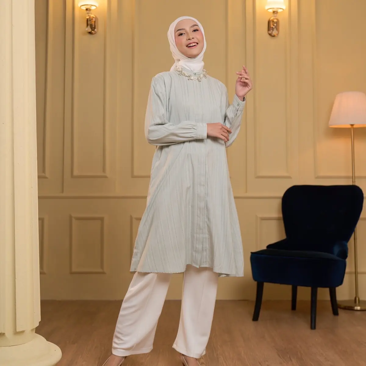 SKL - ELORA TUNIK POLOS Wanita