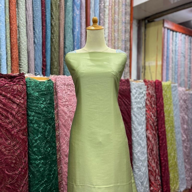 Bahan bridesmaid kain satin seragam by maxmara silk 2