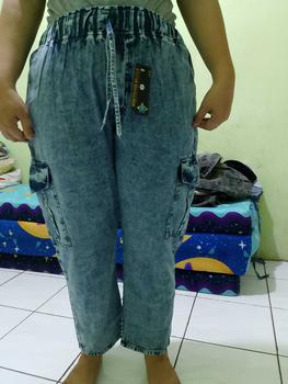 Product Review of CELANA BAGGY JEANS CARGO MODEL TERBARU KEKINIAN SIZE STANDAR DAN JUMBO from R**6 0