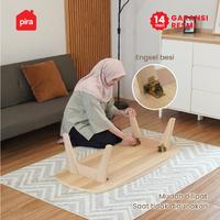 Gambar PIRA -  NABE CT120 Meja Tamu / Meja Makan Lipat Lesehan / Meja Belajar Lipat Lesehan - NABE CT120 PRO OAK dari PIRA Kab. Gresik 5 Tokopedia