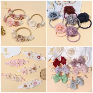 BANDANA BABY PITA DAN FLOWER ESTETIK Aksesoris Bayi  aksesoris rambut  #bandanabayi #bandanabayilucu #headband #babyheadband