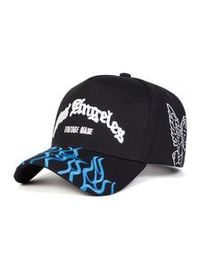 Gorra de béisbol unisex con llamas de Los Ángeles, sombrero ajustable con protección solar, diseño ajustado casual, perfecta para deportes al aire libre, viajes de primavera y otoño