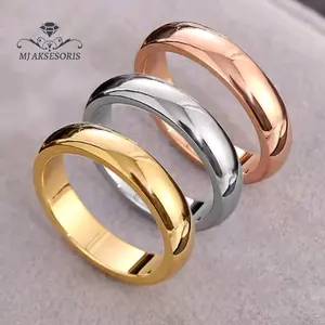 Cincin Titanium Stainless untuk Pria dan Wanita - Rings