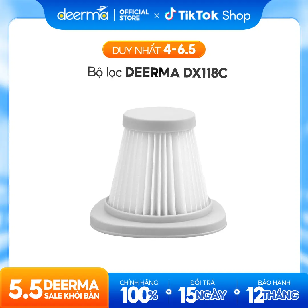Bộ lọc Hepa thay thế cho máy hút bụi Deerma DX118C
