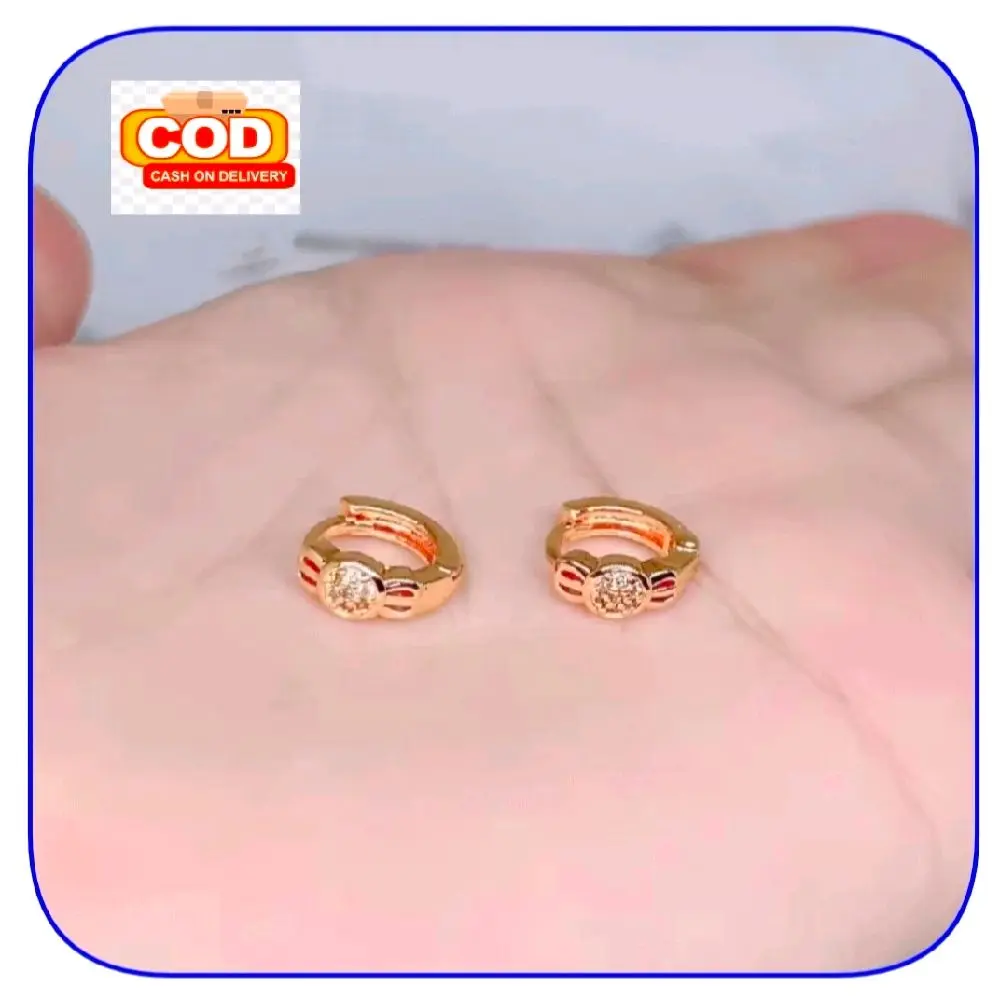 Anting Anak Titanium Anti Karat Terbaru perhiasan Lapis Emas 24k Fashion Kids Costume Elegan Mewah