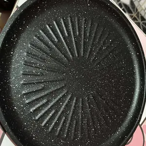 Grill Pan BBQ Anti Lengket Wajan Pemanggang Alat Panggangan Daging Tumis Serbaguna