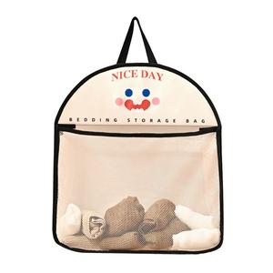 Beg gantung penyimpanan untuk pakaian dalam dan stoking, beg gantung bilik mandi, penyimpanan mainan bayi, poket jaring gantung dapur bergrid