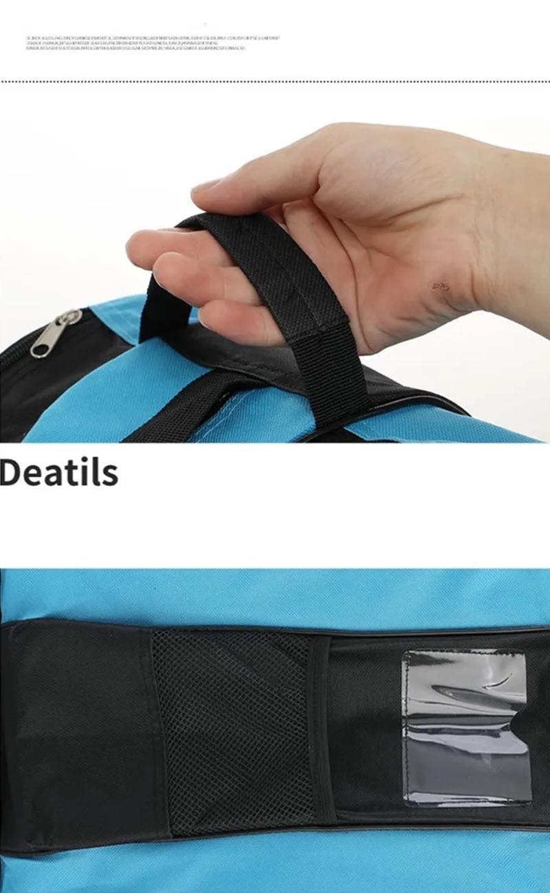 Product Introduction of 1PC Large Capacity Breathable Portable Roller Skates Bag Ice Skating Bag Large Capacity Breathable Inline Skates Bag Skates Storage Bag Skating Shoes Bag 32