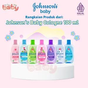 Johnson's Cologne Baby Parfum Bayi 100ml | Slide | Happy Berries | Brisa | Morning Dew | Summer Swing