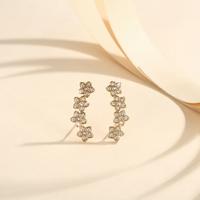Gambar TX282 Lanme Jewelry Anting Tusuk Korea Wanita Bunga Kristal Anti Karat Sederhana Perhiasan Titanium - TX282-EMS dari LM Pearly Jewelry Kota Bekasi 2 Tokopedia