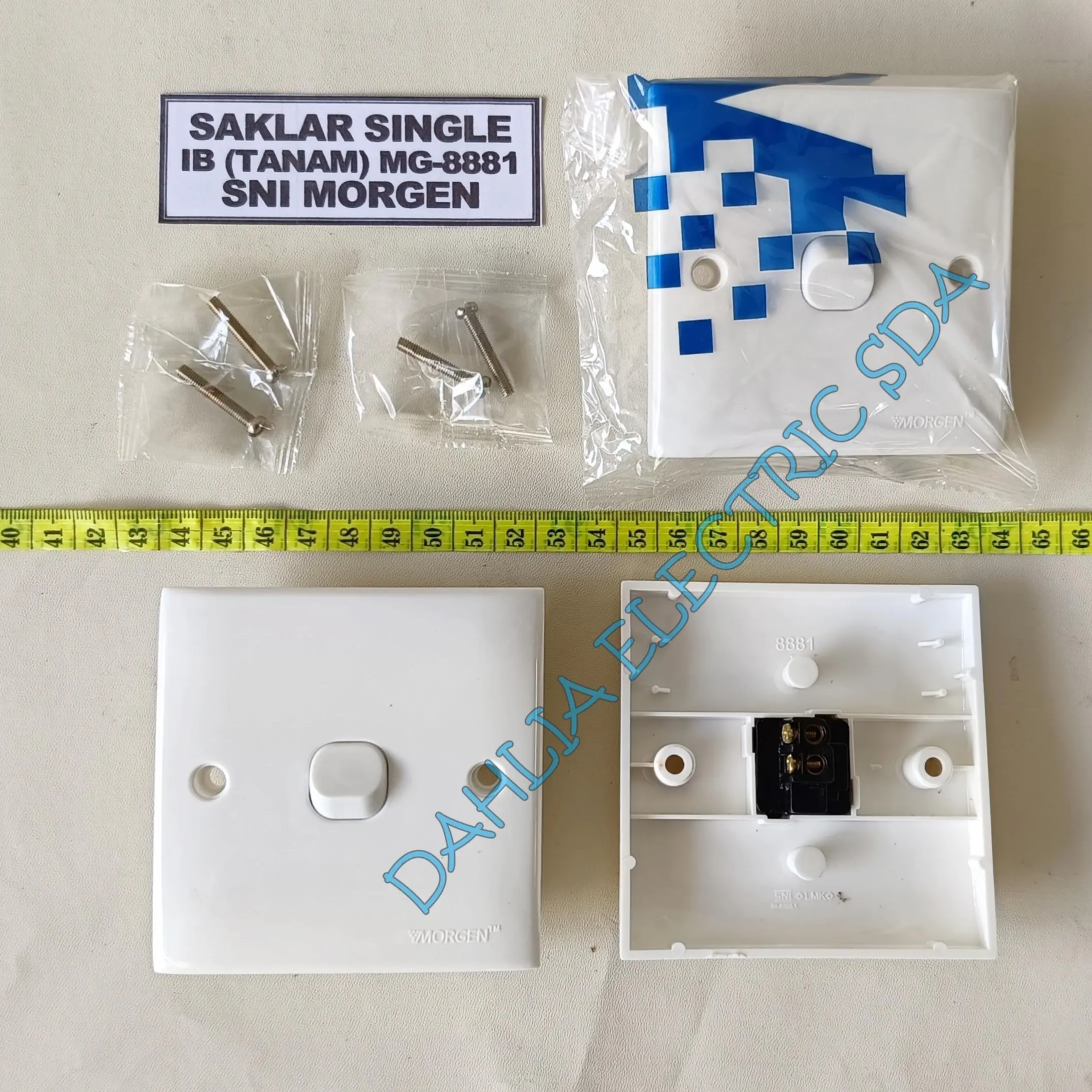 SAKLAR SINGLE IB MG-8881 MORGEN SNI HRGA PER PCS