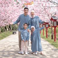 Gambar Kakha - Sarimbit Keluarga Nara (B) / Baju couple keluarga / Sarimbit Keluarga / Baju muslim couple - Kemeja Anak Pendek, S dari Kakha Series Kota Administrasi Jakarta Selatan 2 Tokopedia