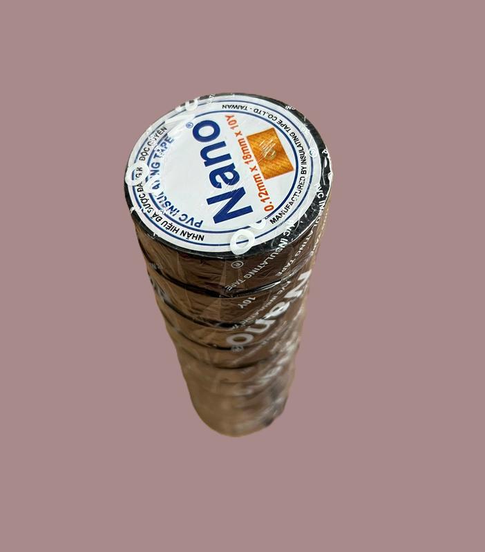  Set 10 cuộn Băng keo cách điện Nano  băng dính điện  dài 18m 