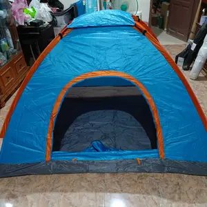SPEEDS Camping Tent Tenda Camping Biru Kapasitas 1-3 Orang Tenda Otomatis Outdoor & Indoor Tenda Lipat 018-6